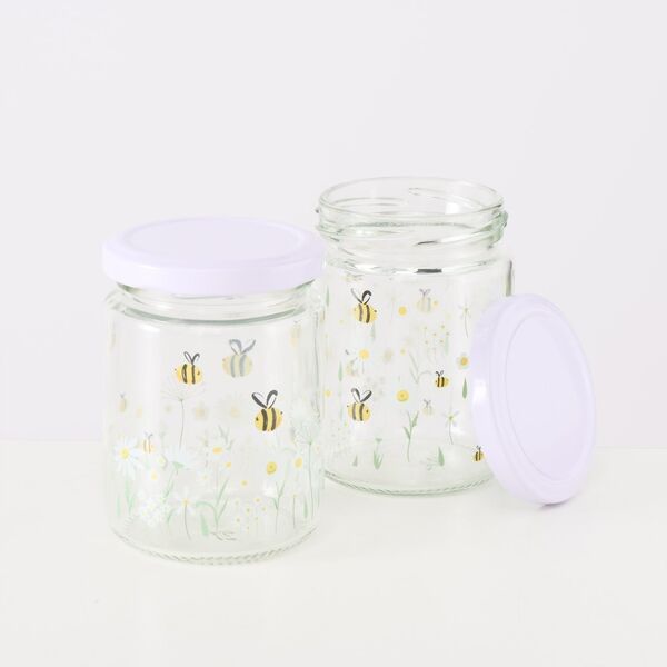 Βάζα για μέλι HONEY, 2 τεμάχια x 240 ml