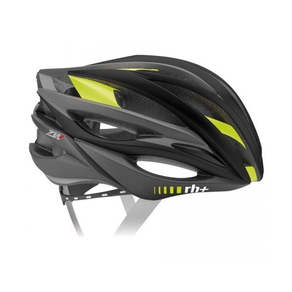 RH+ Kask rowerowy ZW Matt Black - YellowFluo r.XS/ M (EHX6050)