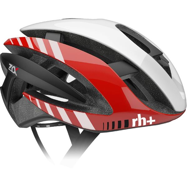 RH+ Kask rowerowy Z Alpha Shiny White-Shiny Red-Matt Black EHX6072 05 biało-czerwono-czarny r. L/XL (58-62)