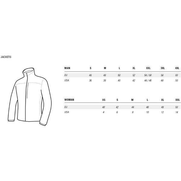 RH+ Kurtka męska ZERO WIND SHELL Jacket black-white r. L (SSCU364)