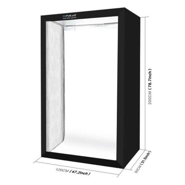 Puluz Namiot bezcieniowy Puluz 200cm LED 23600 lumenów