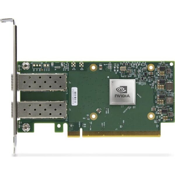 Karta sieciowa NVIDIA NVIDIA ConnectX-6 Dx EN - Verschlusselung aktiviert ohne Secure Boot - Netzwerkadapter - PCIe 4.0 x16 - 100 Gigabit QSFP56 x 1