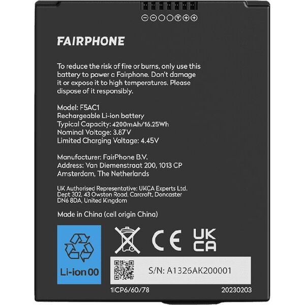 Μπαταρία Fairphone FP5 V1