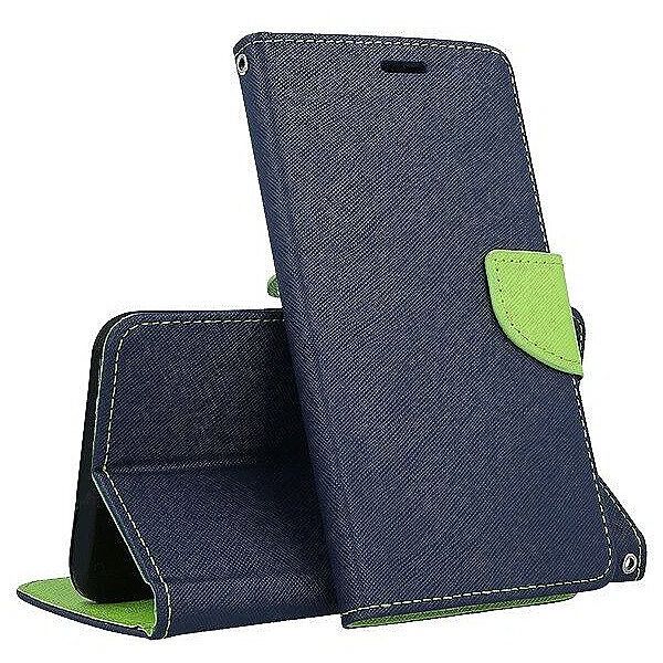 Θήκη Βιβλίου Mocco Fancy Για Apple Iphone 12 / 12 Pro Μπλε - Πράσινο