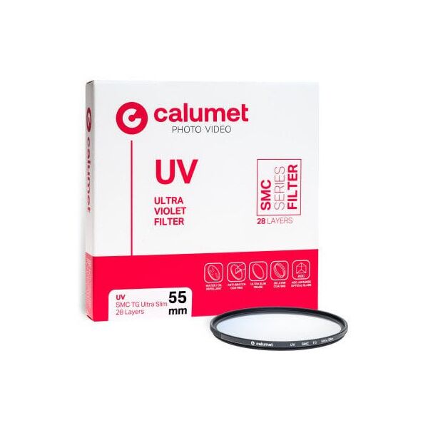 Calumet Filtr UV SMC TG 55 mm Ultra Slim 28 Layers