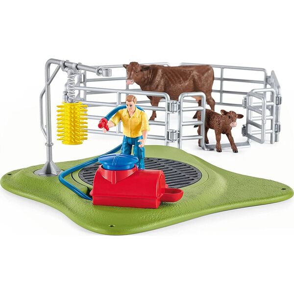 Figurka Schleich Schleich 42529 Myjnia szczęśliwych krów Farm World