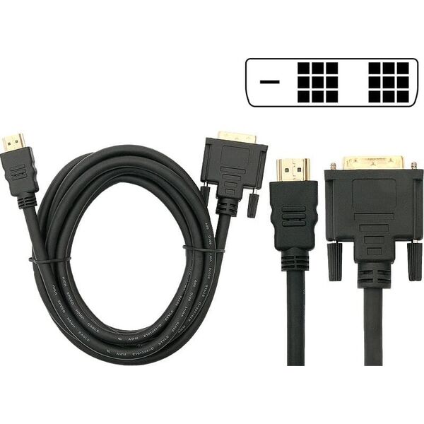Kabel Blow HDMI - DVI-D 1.5m czarny (92-021#)