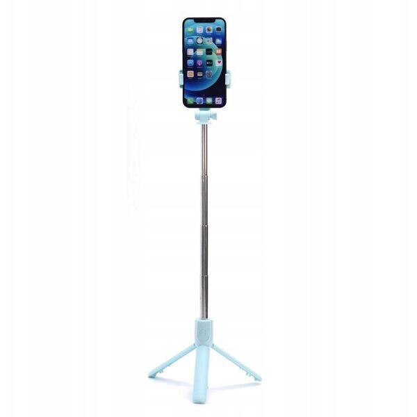 OEM Selfie stick Σετ / βάση selfie με τηλεχειριστήριο Bluetooth τρίποδο + LED μπλε R1