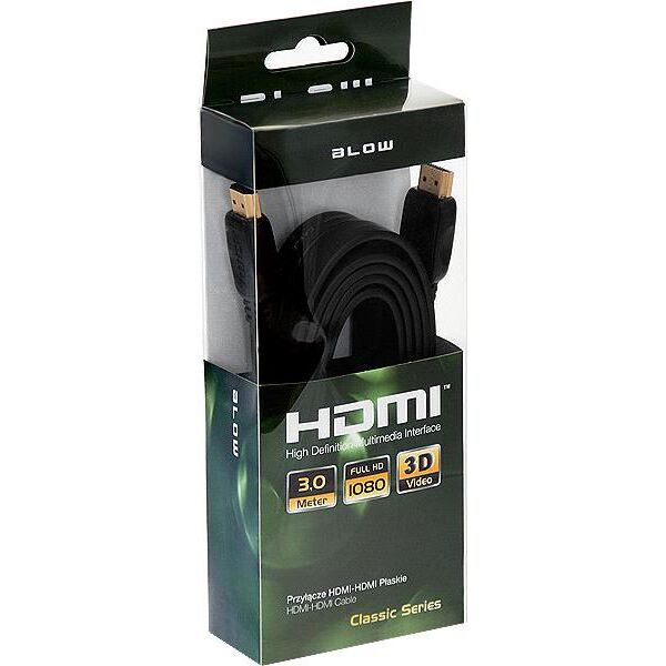 Kabel Blow HDMI - HDMI 3m czarny (92-607#)