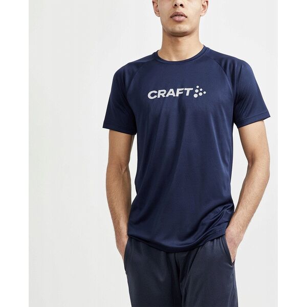 Męska koszulka treningowa z krótkim rękawkiem Craft Core unify logo tee rozmiar L