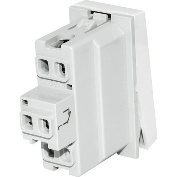 GNIAZDO NATYNKOWE POJEDYNCZE Z ŁĄCZNIKIEM ATLO-S1IP5-SW 220... 240V 10A ATLO