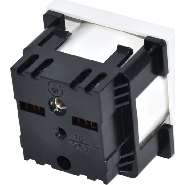 GNIAZDO NATYNKOWE POJEDYNCZE Z ŁĄCZNIKIEM ATLO-S1IP5-SW 220... 240V 10A ATLO