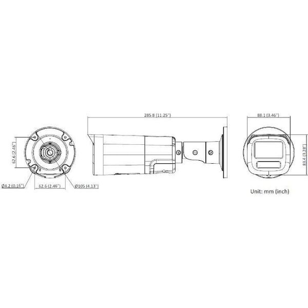 KAMERA IP DS-2CD1663G2-LIZU/SL(2.8-12MM) Smart Hybrid Light 6Mpx - MOTOZOOM Hikvision