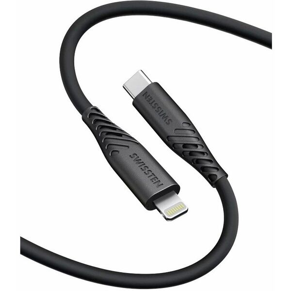 Καλώδιο Δεδομένων και Φόρτισης Swissten Soft Silicone USB-C - Lightning 30W 0.4m