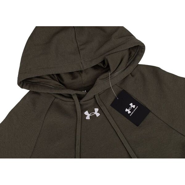 Bluza męska Under Armour Rival Fleece Hoodie oliwkowa 1379757 390 S