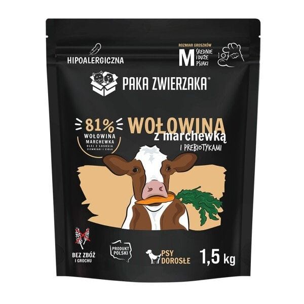Paka Zwierzaka Seventh Heaven Wołowina z marchewką M 1,5kg
