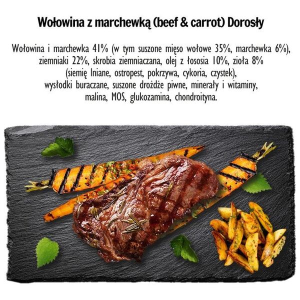 Paka Zwierzaka Seventh Heaven Wołowina z marchewką M 1,5kg