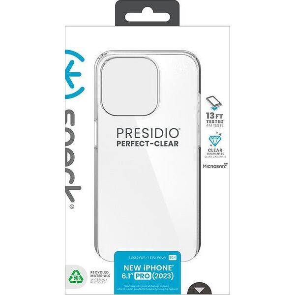 Speck Speck Presidio Perfect-Clear - Etui iPhone 15 Pro (Clear)
