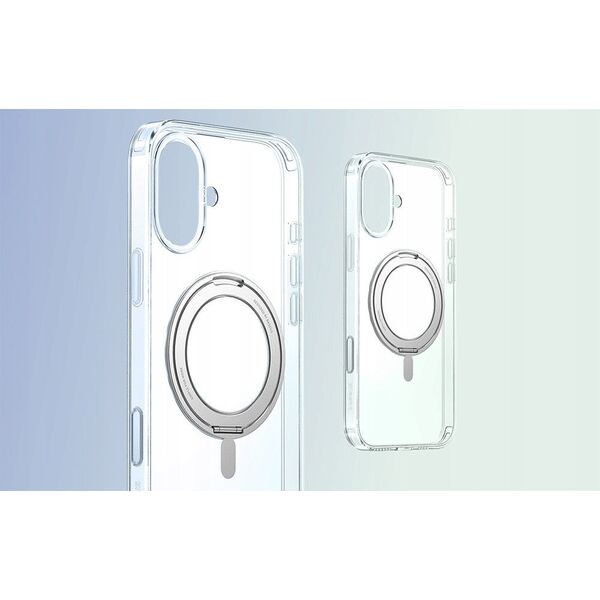 Μαγνητική θήκη με βάση Baseus SkyRing 360° iP16 (διαφανής)