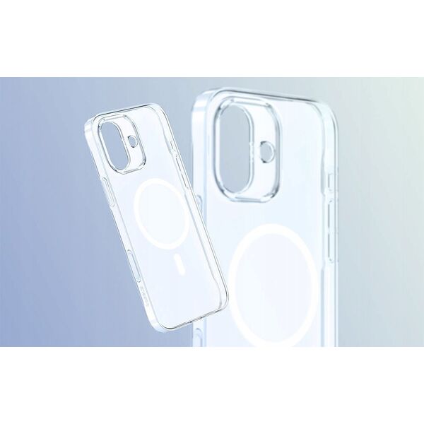Μαγνητική Θήκη τηλεφώνου Baseus iP16 TouchButton (διαφανής)