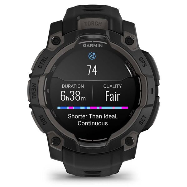Garmin Instinct 3 AMOLED (45mm) μαύρο