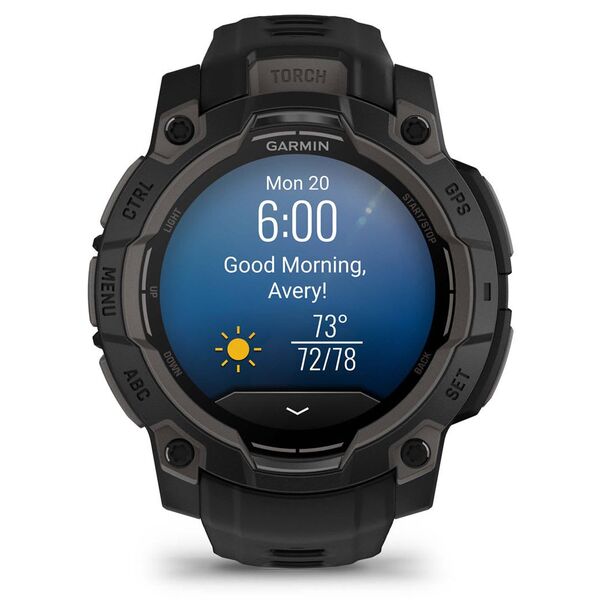 Garmin Instinct 3 AMOLED (45mm) μαύρο