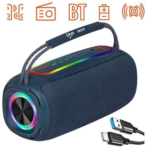 V-TONE BWS210 BL głośnik Bluetooth bezprzewodowy p