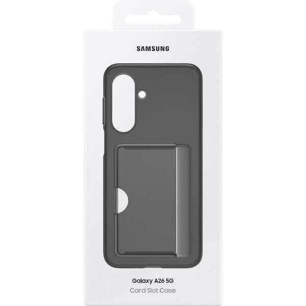 Etui Samsung Card Slot Case EF-OA266TBEGWW z kieszenią na karty na Samsung Galaxy A26 5G - czarne