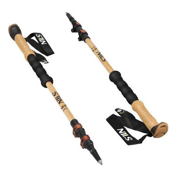 Kijki trekkingowe Nils Bambusowe TK8606 regulowane 62-135cm