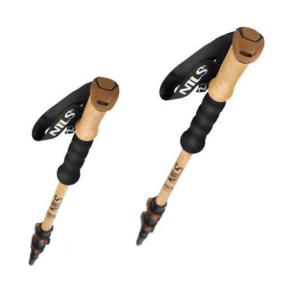 Kijki trekkingowe Nils Bambusowe TK8606 regulowane 62-135cm