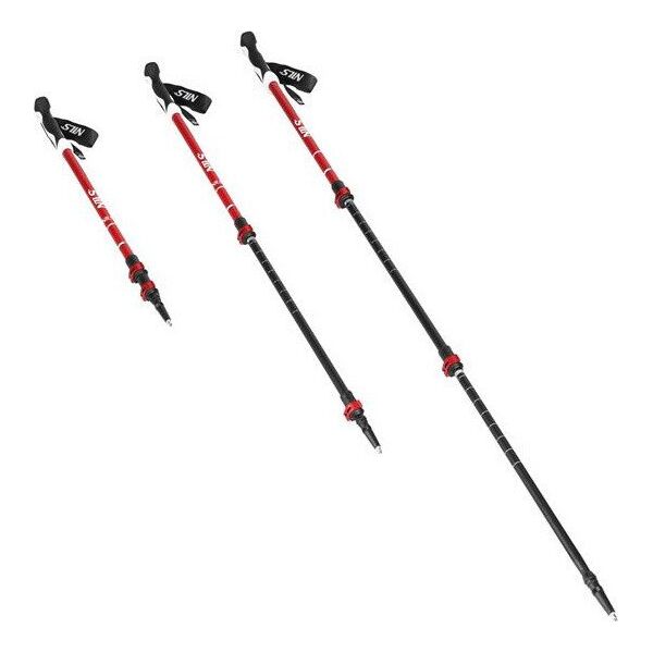 Kijki trekkingowe Nils Aluminiowe TK8601 regulowane 65-135cm