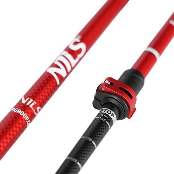 Kijki trekkingowe Nils Aluminiowe TK8601 regulowane 65-135cm