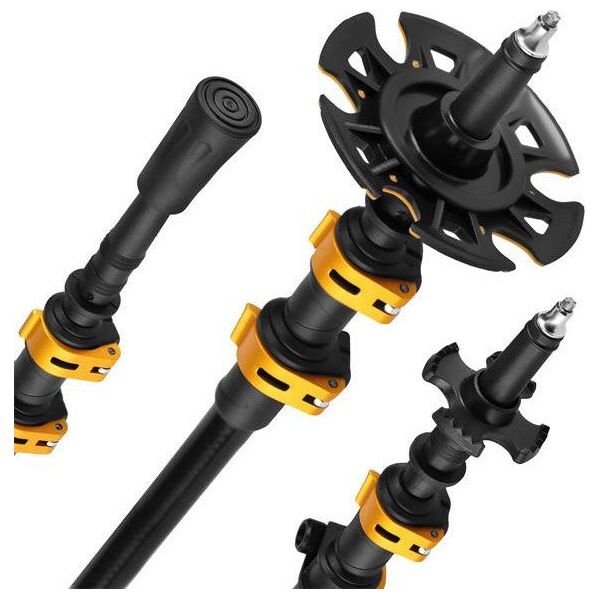 Kijki trekkingowe Nils Aluminiowe TK8605 regulowane 65-135cm