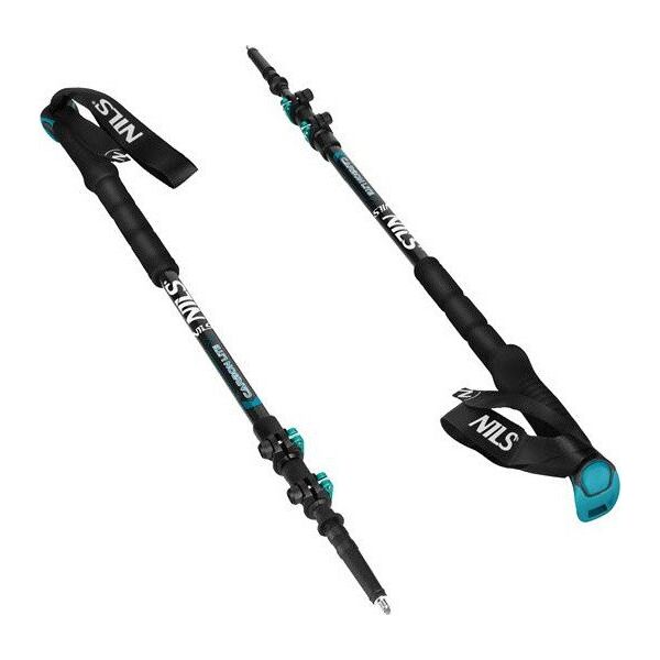 Kijki trekkingowe Nils Carbon TK8607 regulowane 65-135cm
