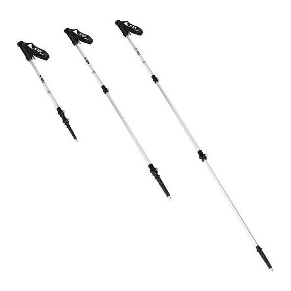 Kijki trekkingowe Nils Aluminiowe TK8602 regulowane 65-135cm