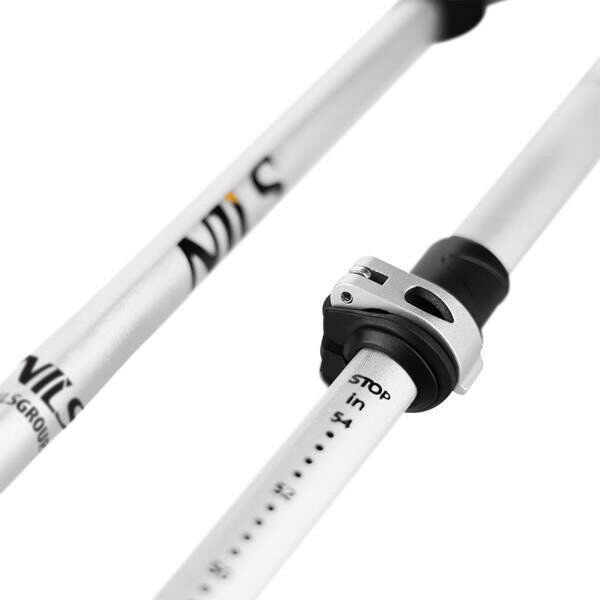 Kijki trekkingowe Nils Aluminiowe TK8602 regulowane 65-135cm