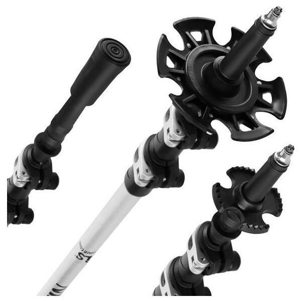 Kijki trekkingowe Nils Aluminiowe TK8602 regulowane 65-135cm