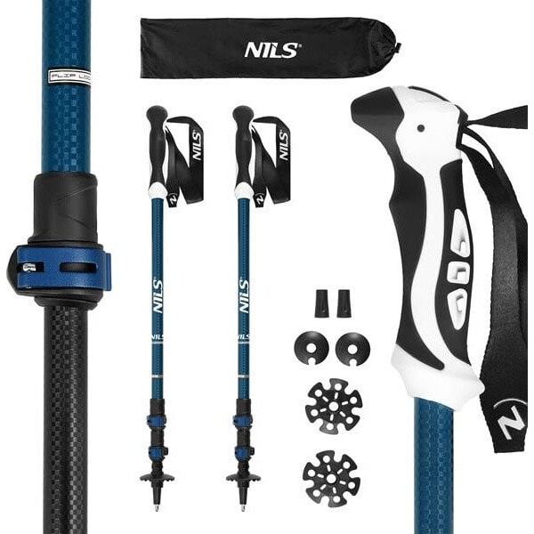 Kijki trekkingowe Nils Aluminiowe TK8601 regulowane 65-135cm