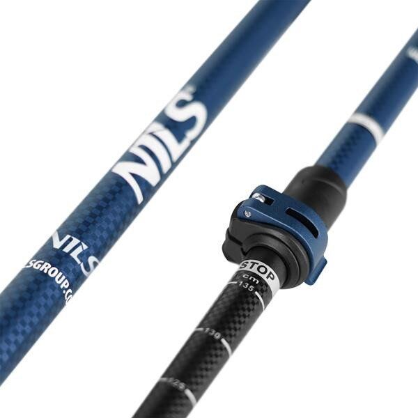 Kijki trekkingowe Nils Aluminiowe TK8601 regulowane 65-135cm