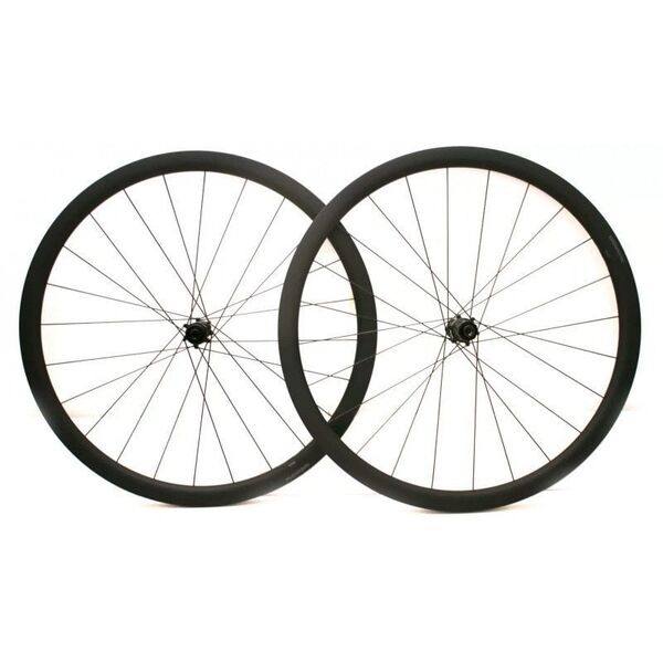 Alexrims Τροχοί δρόμου ALEXRIMS ALXCF35D, Δισκόφρενο centerlock, Άξονας 12X100/12X142, Κώνος 35mm, 700C 622-19, TRS, Άνθρακας, Βάρος 1650g