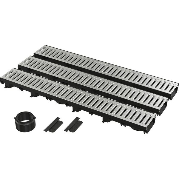 ExtraLink Odpływ Garażowy set 3 m (2x zaślepka, 1x gniazdo DN110)