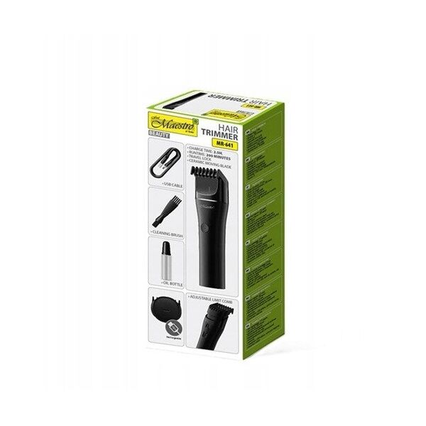 Trymer do włosów USB MAESTRO MR-641