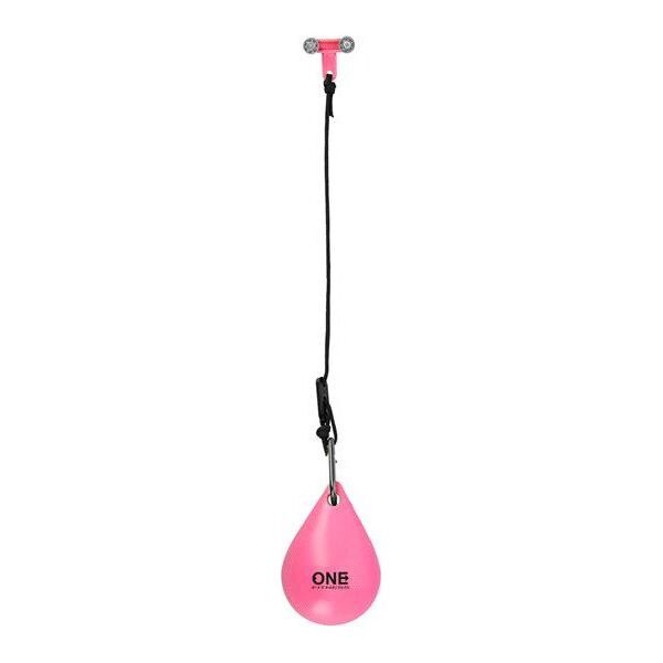 Zestaw hula hop z wypustkami i obciążnikiem One Fitness różowe oha02 pas wyszczuplający br160