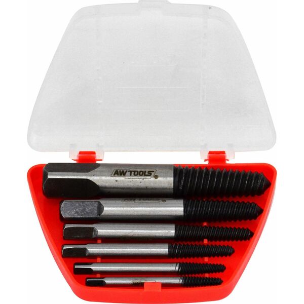 AWTools AWTOOLS ZESTAW WYKRĘTAKÓW DO URWANYCH ŚRUB / NAKRĘTEK 6 elem. AW16400