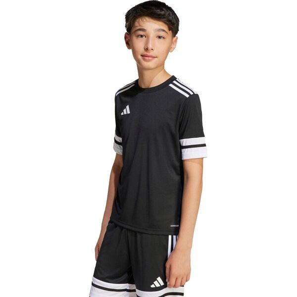 Koszulka dla dzieci adidas Squadra 25 czarna JJ0052 164cm