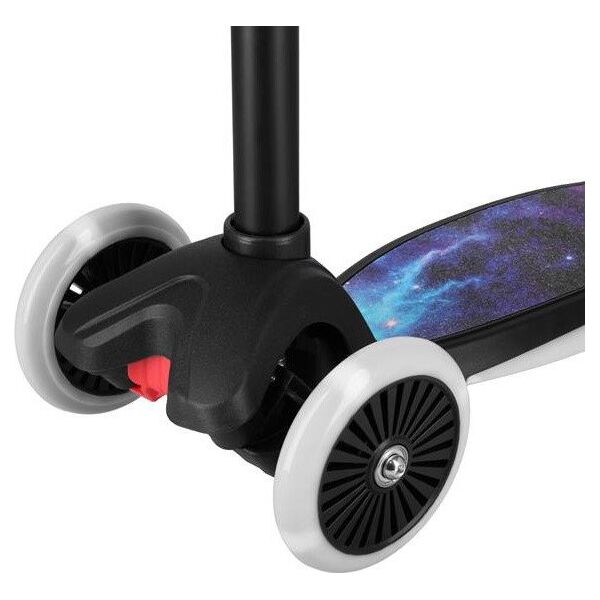 Hulajnoga dziecięca podświetlana led Nils Fun HLB1310 czarna