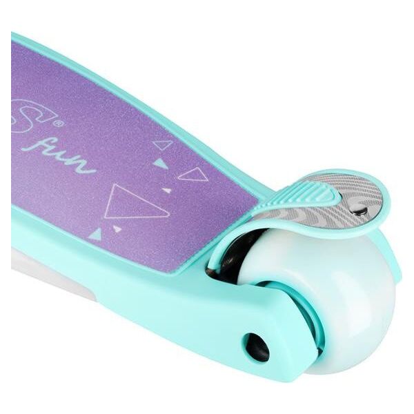 Hulajnoga dziecięca podświetlana led Nils Fun HLB1310 fioletowa