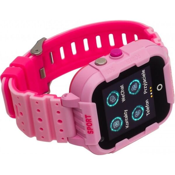 Smartwatch Garett Kids 4G Różowy  (5903246284669)