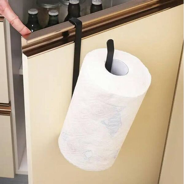 Aptel UCHWYT na Ręcznik Papierowy Wieszak 26,5cm czarny AG704C