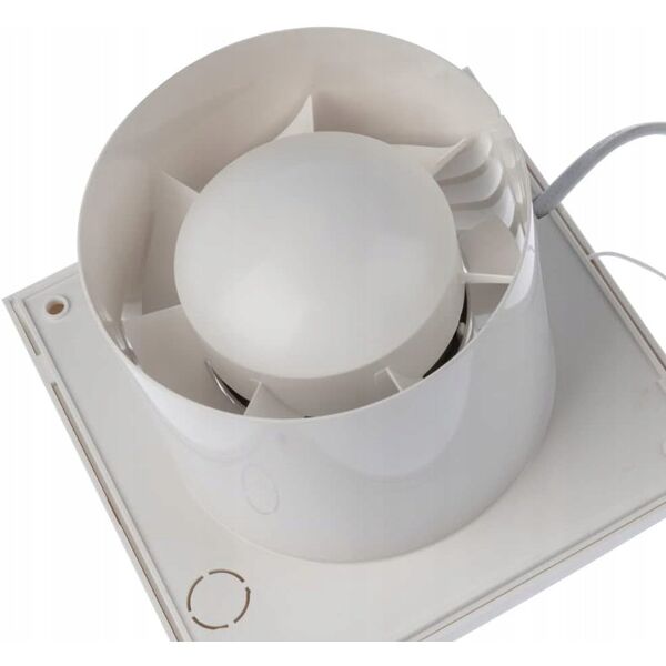 Ανεμιστήρας οικιακής χρήσης EUROPLAST E-Extra EE125WP, 125mm, με καλώδιο και διακόπτη